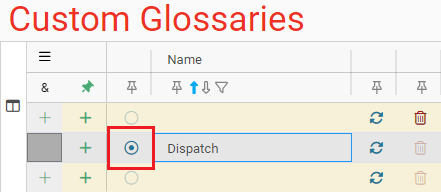 Apply Custom Glossary
