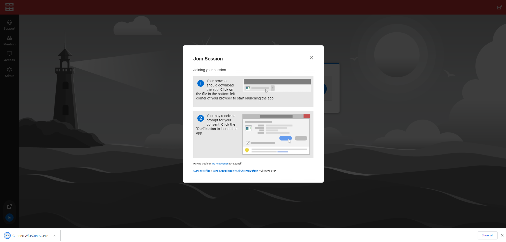 Sharing Screens